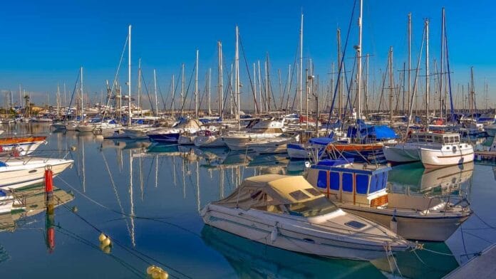 Larnaca marina Landmark for Cyprus